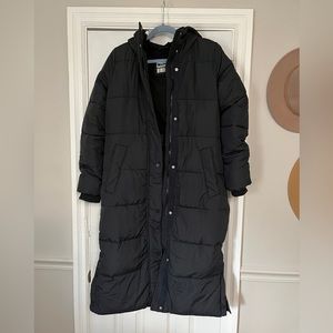 Abercrombie Ultra Long Hooded Puffer